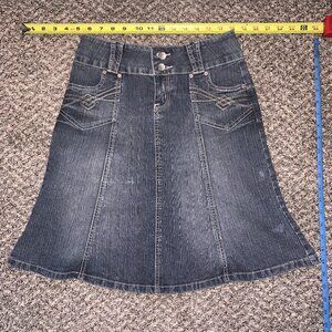REWIND - blue jean short skirt size 1 (fit is not true to size)